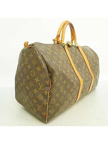 Louis Vuitton Louis Vuitton Bags - Boston Monogram Keepall 50 M41426 Brown Men's &amp; Women's (view 2)