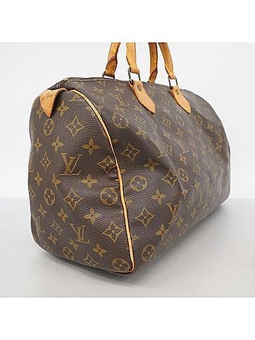 Louis Vuitton Louis Vuitton Monogram Speedy 35 Handbag M41107 Brown Women's (view 2)
