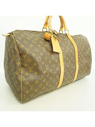 Louis Vuitton Louis Vuitton Bags - Boston Monogram Keepall 55 M41424 Brown Men's &amp; Women's (view 2)