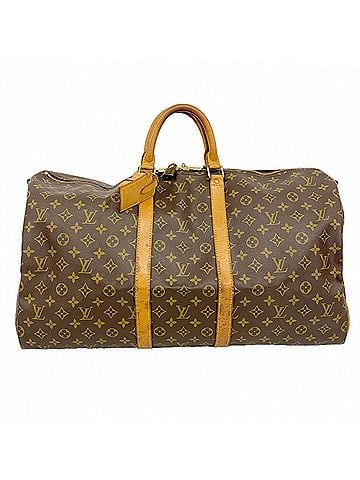 Louis Vuitton Louis Vuitton Bags - Boston Monogram Keepall Bandoulière 55 M41414 Brown Men's &amp; Women's (view 1)