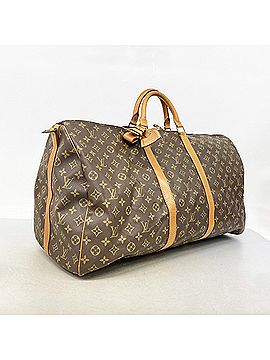 Louis Vuitton Louis Vuitton Bags - Boston Monogram Keepall Bandoulière 60 Brown Men's &amp; Women's (view 2)