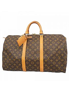 Louis Vuitton Louis Vuitton Bags - Boston Monogram Keepall 50 M41426 Brown Men's &amp; Women's (view 1)