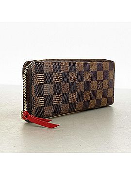 Louis Vuitton Louis Vuitton Damier Portefeuille Clemence Long Wallet N60534 Cerise Women's (view 2)