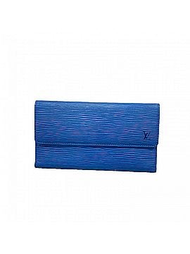 Louis Vuitton Louis Vuitton Tri-fold Long Wallet, Epi Leather, Portefeuille International, M63385, Toledo Blue, Women's (view 1)