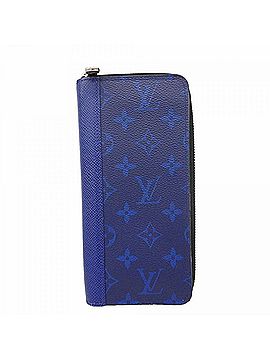 Louis Vuitton Louis Vuitton Taigarama Zippy Wallet Vertical M30447 Cobalt Men's Long (view 1)