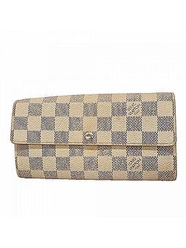 Louis Vuitton Louis Vuitton Damier Azur Portefeuille Sarah Long Wallet N61735 White Women's (view 1)