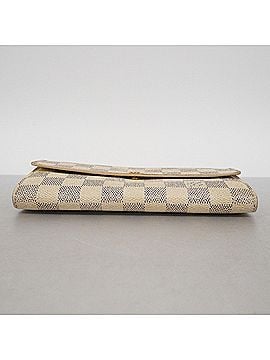 Louis Vuitton Louis Vuitton Damier Azur Portefeuille Sarah Long Wallet N61735 White Women's (view 2)