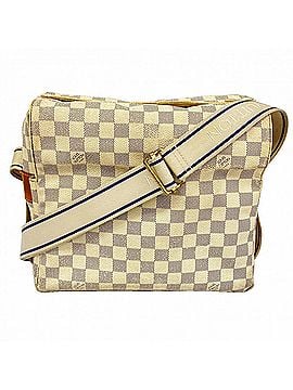 Louis Vuitton Louis Vuitton Damier Azur Naviglio Shoulder Bag N51189 White Men's (view 1)
