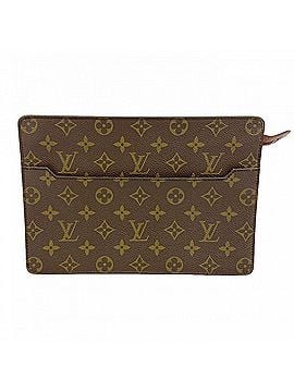 Louis Vuitton Louis Vuitton Monogram Pochette Homme Clutch Bag M51795 Brown Women's (view 1)