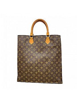 Louis Vuitton Louis Vuitton Monogram Sac Plat Tote Bag M51140 Brown Women's (view 1)