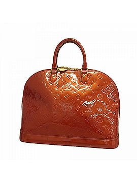 Louis Vuitton Louis Vuitton Vernis Alma GM Handbag M93596 Pomme d'Amour (Women's) (view 1)