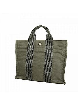 Hermès Hermes Herline PM Canvas Handbag, Gray, Men's &amp; Women's (view 1)