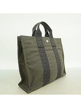 Hermès Hermes Herline PM Canvas Handbag, Gray, Men's &amp; Women's (view 2)