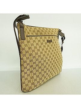 Gucci Gucci GG Canvas Shoulder Bag 122791 Beige Women's (view 2)