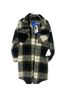 Steve Madden Plaid Green Black Jacket Size L - photo 2