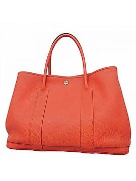 Hermès Hermes Garden PM Tote Bag, Negonda Leather, Bougainvillea Pattern, ?N Stamp, Women's. (view 1)