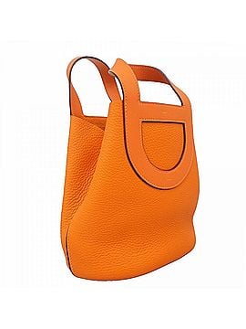 Hermès Hermes In the Loop 18 handbag, Taurillon Clemence leather, Orange Mini Anne, W stamp, women's. (view 2)