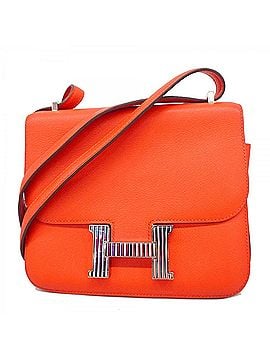 Hermès Hermes Constance Mini Optical Evercolor Capucines Shoulder Bag (C stamp) - Women's (view 1)