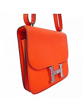Hermès Hermes Constance Mini Optical Evercolor Capucines Shoulder Bag (C stamp) - Women's (view 2)