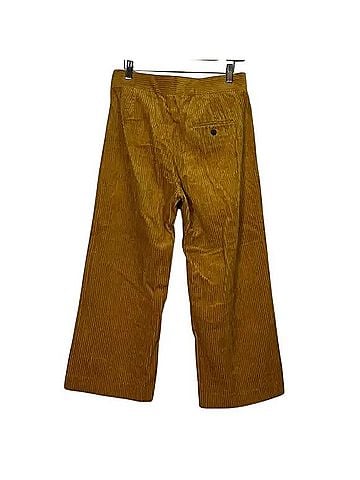 Zara Mustard Wide Leg Pants Casual Pants (view 2)