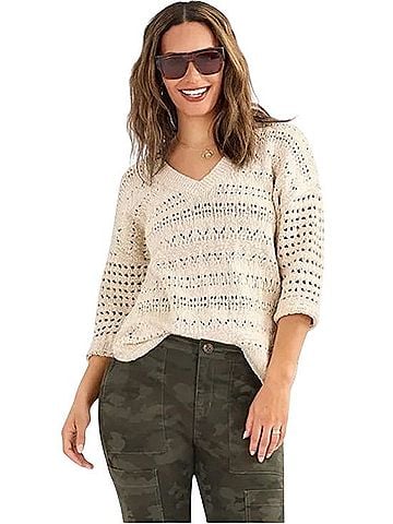 CAbi Tulum Pullover Pullover Sweater (view 1)