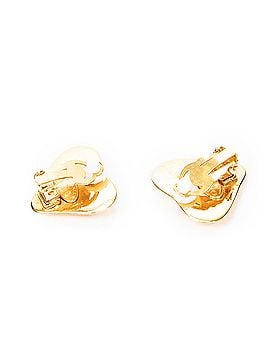 Chanel CC Heart Clip On Earrings (view 2)