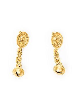 Chanel CC Bell Dangle Clip On Earrings (view 1)