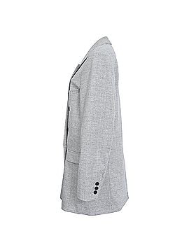 Isabel Marant Isabel Marant Etoile Plaid Double-Breasted Blazer in Grey Wool (view 2)