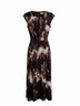 Babaton 100% Polyester Print Multi Color Casual Dress Size 4 - photo 4