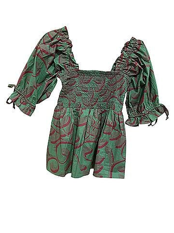 Porridge Short Sleeve Blouse (view 2)
