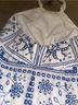 Milly Floral White Blue Casual Dress Size 2 - photo 6