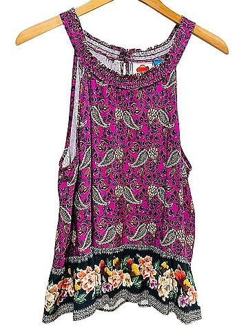 FARM Rio Mikah Halter Top Sleeveless Top (view 1)