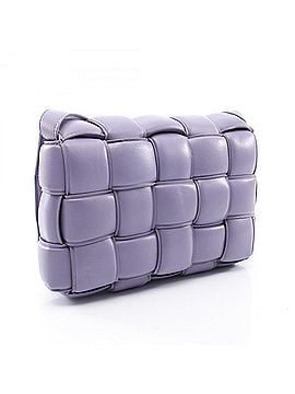 Bottega Veneta Bottega Veneta Padded Cassette Intrecciato Shoulder Bag/Handbag, Leather, Women's, Purple (view 2)