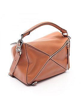 Loewe Loewe Puzzle Bag Medium 2-Way Handbag Leather Women's Brown (view 2)