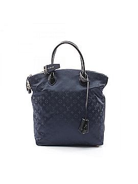 Louis Vuitton Louis Vuitton Lockit MM Handbag, Nylon and Patent Leather, Women's, Navy/Black, M93842 (view 1)
