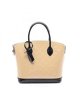 Louis Vuitton Louis Vuitton Lockit PM Handbag, Leather, Vernis, Women's, Beige/Black, M90251 (view 1)
