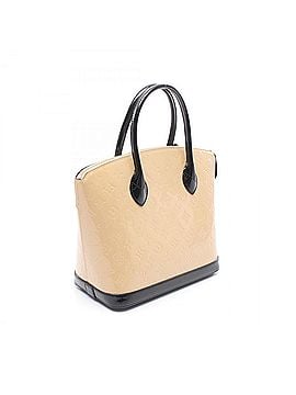 Louis Vuitton Louis Vuitton Lockit PM Handbag, Leather, Vernis, Women's, Beige/Black, M90251 (view 2)