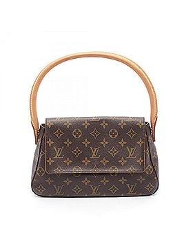 Louis Vuitton Louis Vuitton Mini Looping Handbag, Coated Canvas and Leather, Monogram Pattern, Women's, Brown, M51147 (view 1)