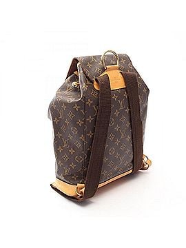 Louis Vuitton Louis Vuitton Montsouris GM Monogram Backpack/Handbag, Coated Canvas and Leather, Women's, Brown, M51135 (view 2)