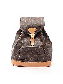 Louis Vuitton Louis Vuitton Montsouris MM Backpack/Handbag, Coated Canvas and Leather, Monogram Pattern, Women's, Brown, M51136 (view 1)