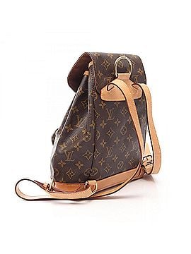 Louis Vuitton Louis Vuitton Montsouris MM Backpack/Handbag, Coated Canvas and Leather, Monogram Pattern, Women's, Brown, M51136 (view 2)