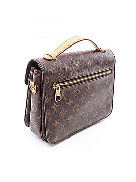 Louis Vuitton Louis Vuitton Pochette Metis MM 2-Way Handbag, Coated Canvas and Leather, Monogram Pattern, Women's, Brown, M44875 (view 2)