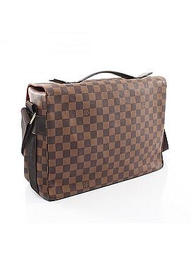 Louis Vuitton Louis Vuitton Broadway Shoulder Bag/Handbag, Coated Canvas and Leather, Damier Pattern, Men's/Women's, Brown, N42270 (view 2)