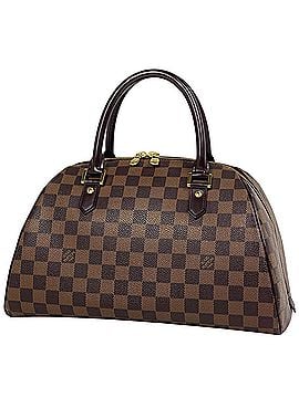 Louis Vuitton Louis Vuitton Rivera MM Handbag, Mini Boston Bag, Damier Brown, N41434, Women's (view 1)