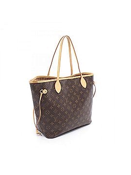 Louis Vuitton Louis Vuitton Neverfull MM Tote Bag Handbag, Coated Canvas and Leather, Monogram Pattern, Women's, Brown, M40156 (view 2)