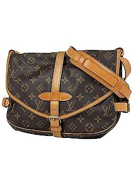 Louis Vuitton Louis Vuitton Saumur 30 Crossbody Shoulder Bag, Monogram Brown, M42256, Women's (view 1)