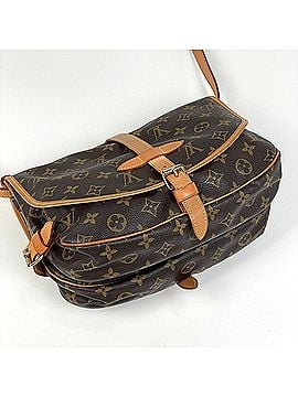 Louis Vuitton Louis Vuitton Saumur 30 Crossbody Shoulder Bag, Monogram Brown, M42256, Women's (view 2)