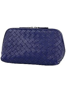 Bottega Veneta Bottega Veneta Intrecciato Pouch Bag/Cosmetic Leather Purple Women's (view 1)