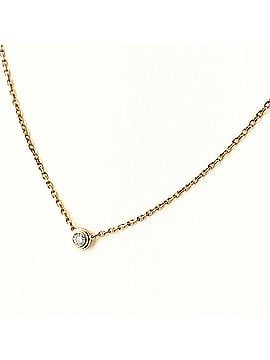 Cartier Cartier d'Amour Necklace, Pink Gold (PG), Diamond Pendant, Size XS, 750 Gold, Women's Necklace (view 1)