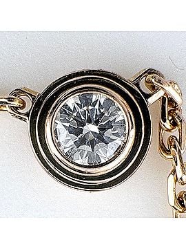 Cartier Cartier d'Amour Necklace, Pink Gold (PG), Diamond Pendant, Size XS, 750 Gold, Women's Necklace (view 2)
